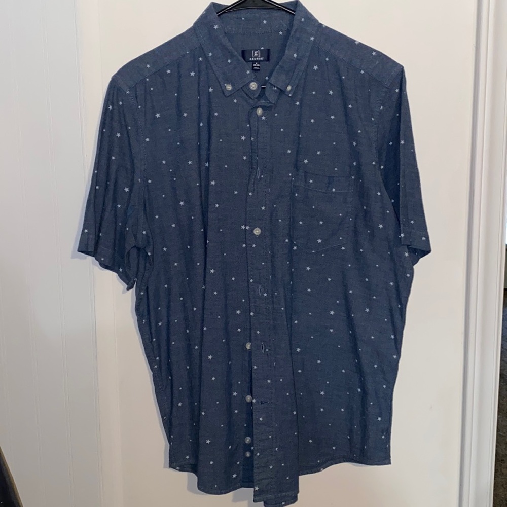 Denim button up